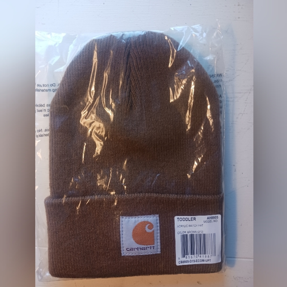 Carhartt Toddler Acrylic Beanie Brown